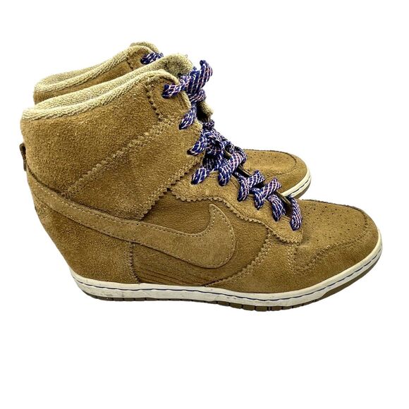 Nike Sneakers 2012 Dunk Sky Hi Hidden Wedge Filbert Bamboo SZ 9 Air Force Presto